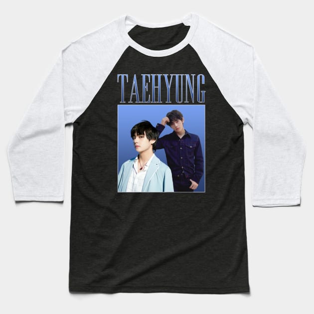 Taehyung Baseball T-Shirt by mickeyralph